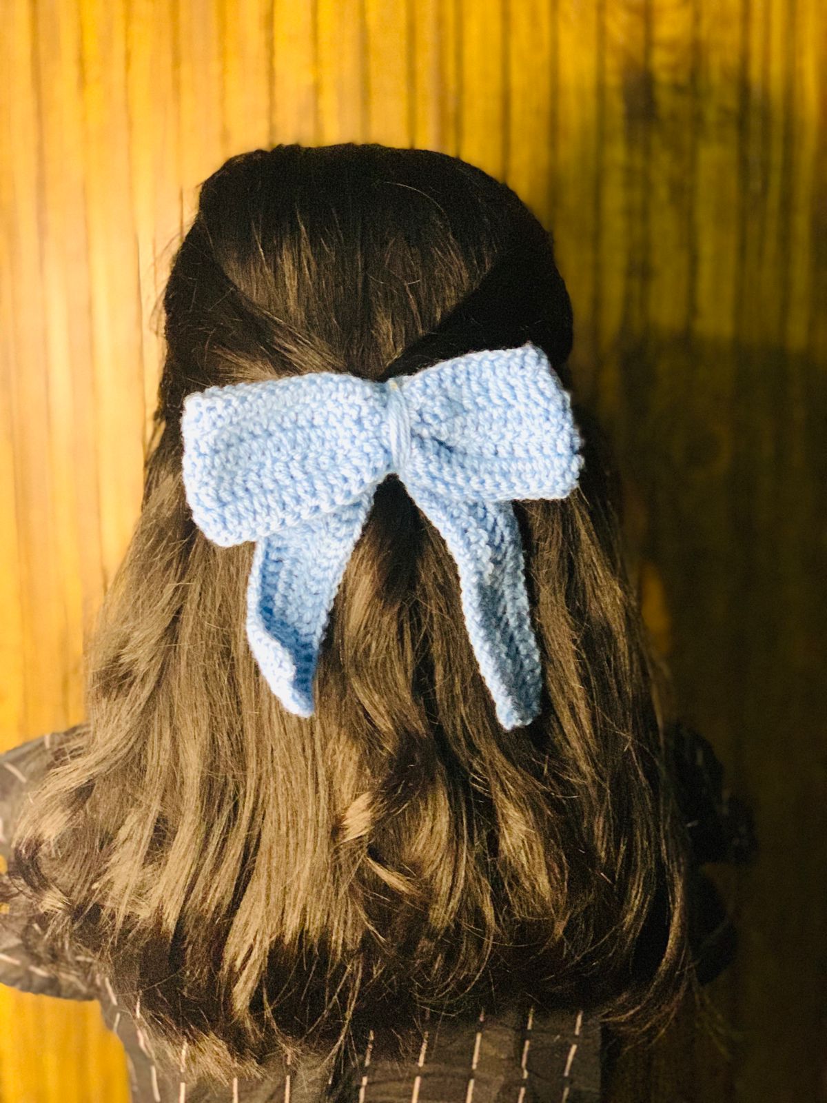 Bow Hair Clip ( Hand Made )
