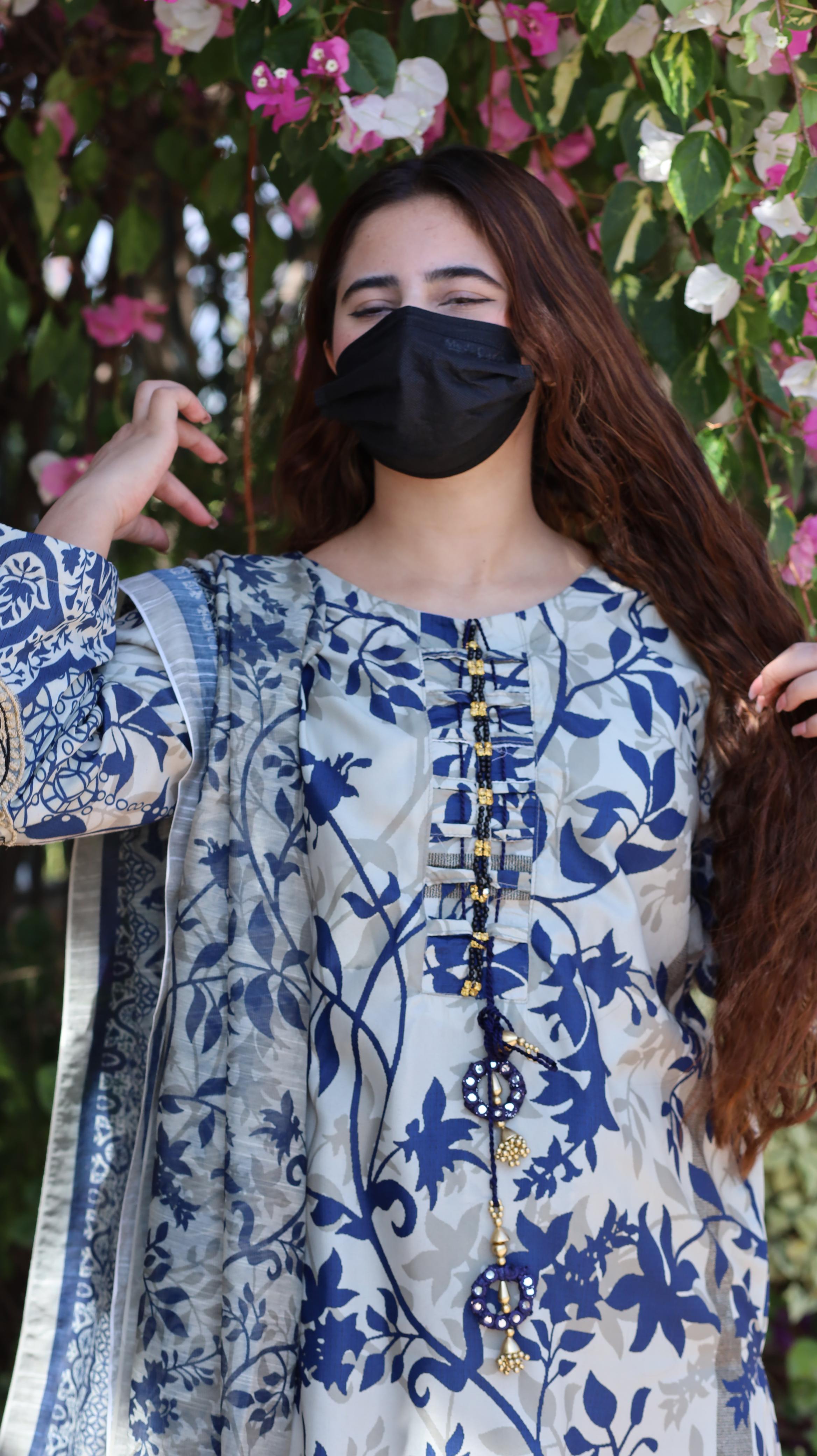 GULBHAR DIGITAL EMB 3PC WITH PATCH WORK