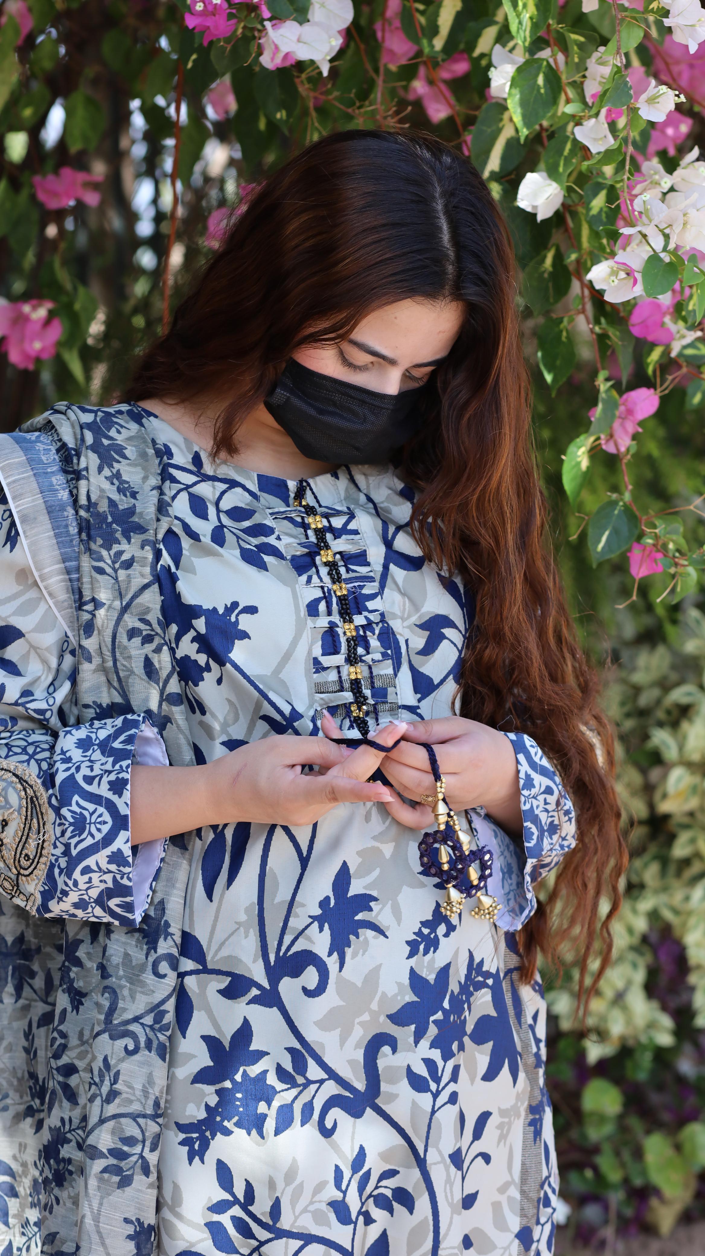 GULBHAR DIGITAL EMB 3PC WITH PATCH WORK