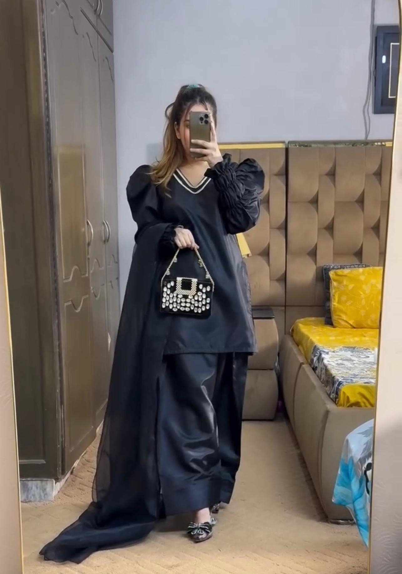 AIZA LUXURY 3PC WITH FARSHI SHALWAR