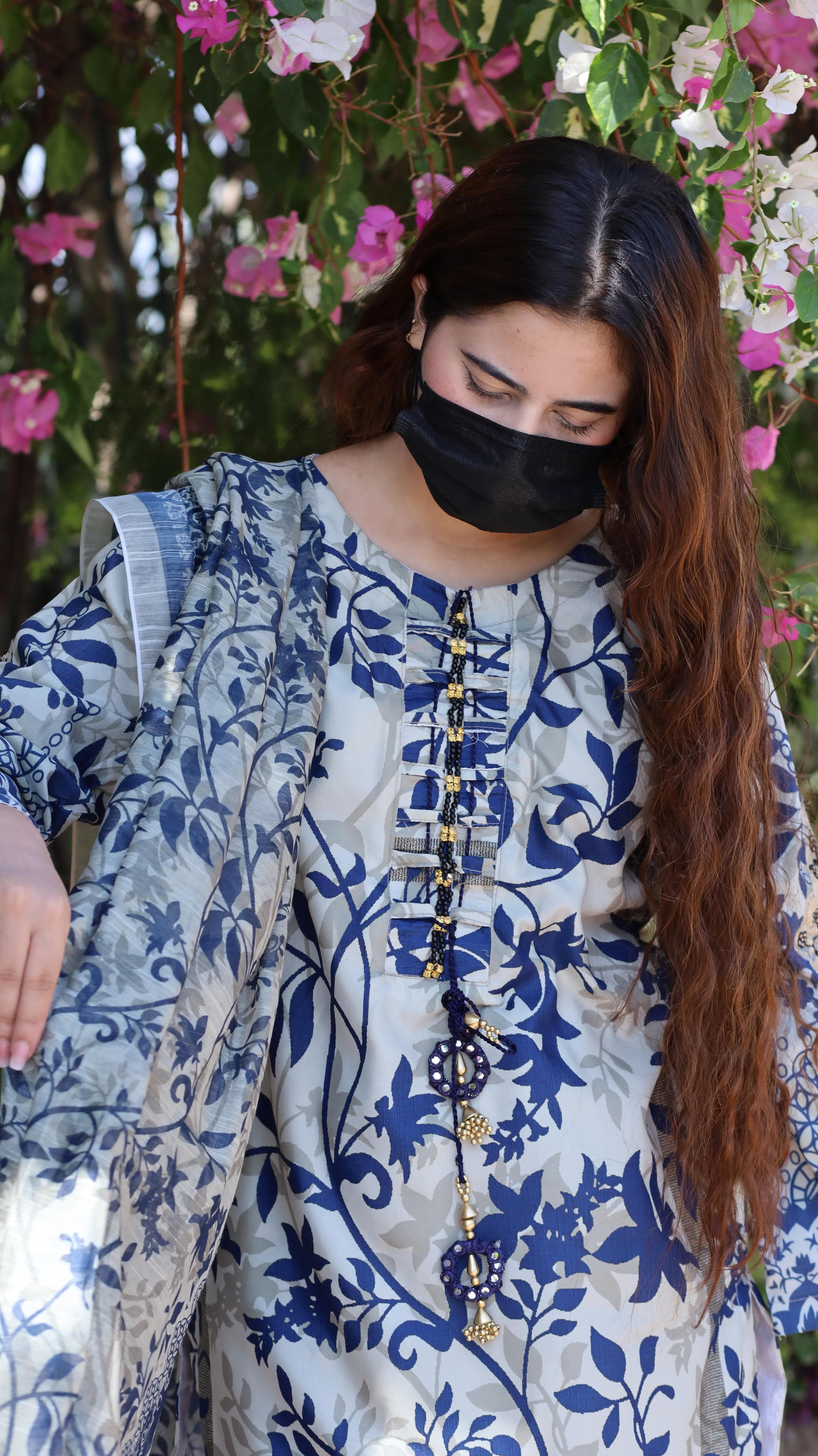 GULBHAR DIGITAL EMB 3PC WITH PATCH WORK