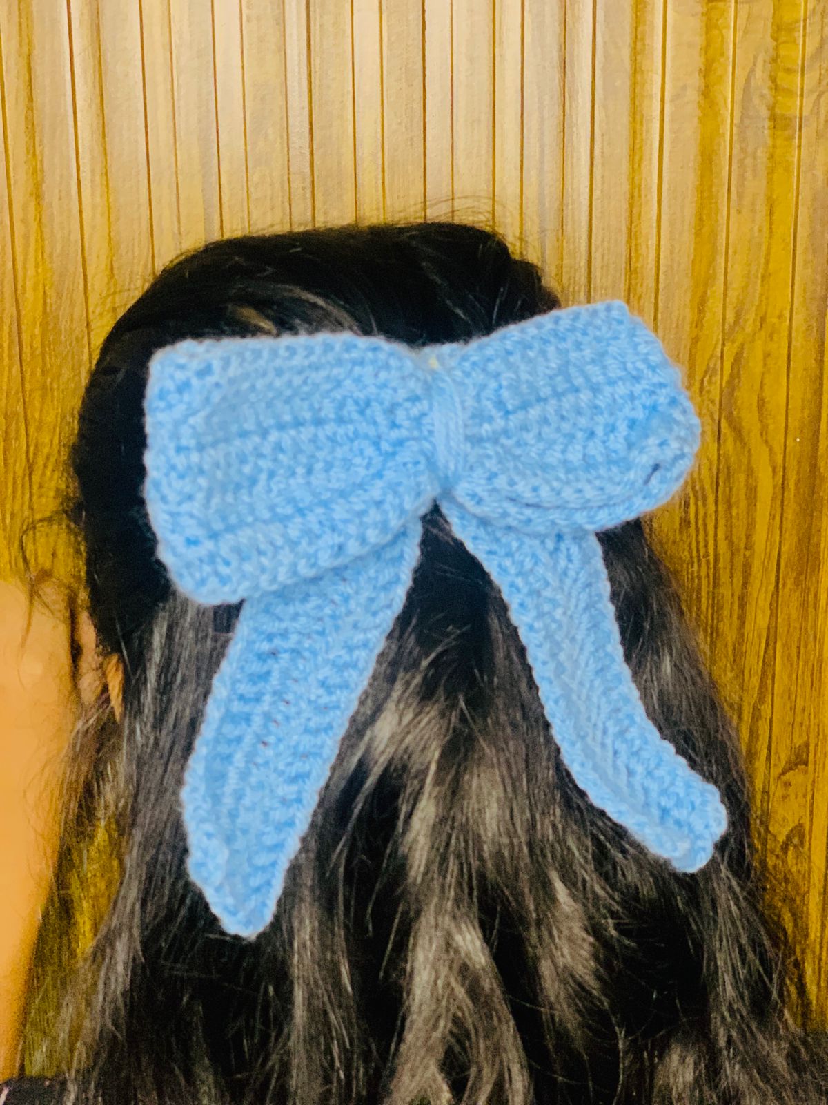 Bow Hair Clip ( Hand Made )